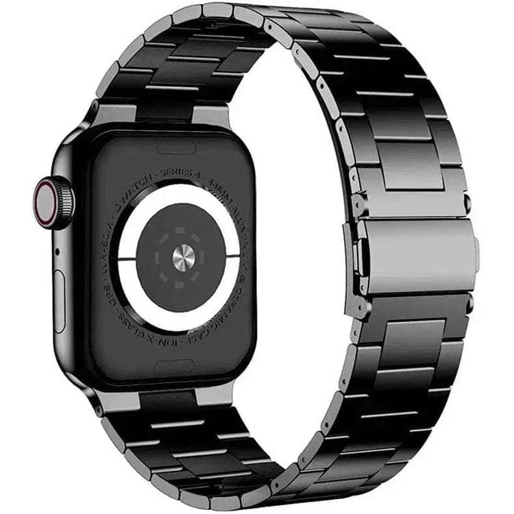Stainless Steel Metal Bracelet for Apple Watch 42 | 44 | 45 | Ultra 49 | 46mm S10 42 | 44 | 45 | Ultra 49 | 46mm S10 / Black - Ktusu