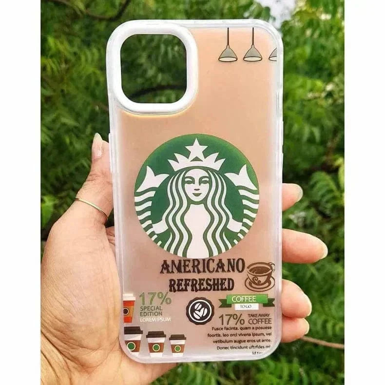 Starbucks Printed Matte Case for iPhone 14 Pro iPhone 14 Pro / Starbuks 1 - Ktusu