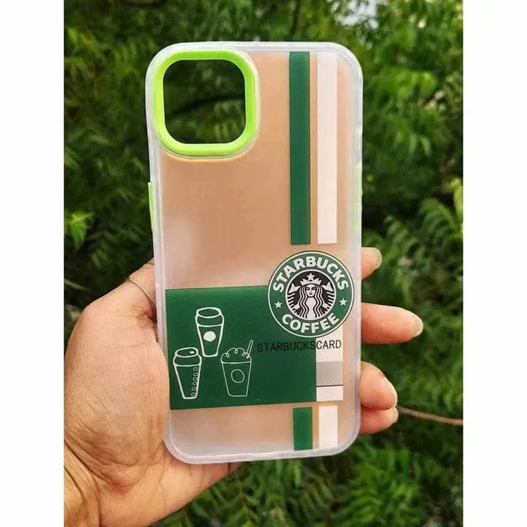 Starbucks Printed Matte Case for iPhone 14 Pro iPhone 14 Pro / Starbuks 1 - Ktusu