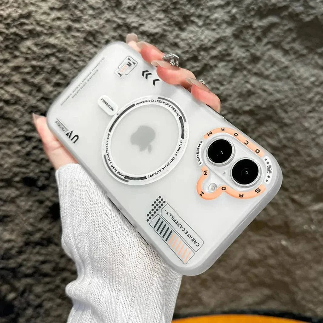 Tech Style Magnetic MagSafe Frosted Case for iPhone 15 - Ktusu
