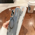 Tech Style Magnetic MagSafe Frosted Case for iPhone 15 - Ktusu