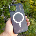 Tech Style Magnetic MagSafe Frosted Case for iPhone 15 iPhone 15 / Barcode / Black - Ktusu