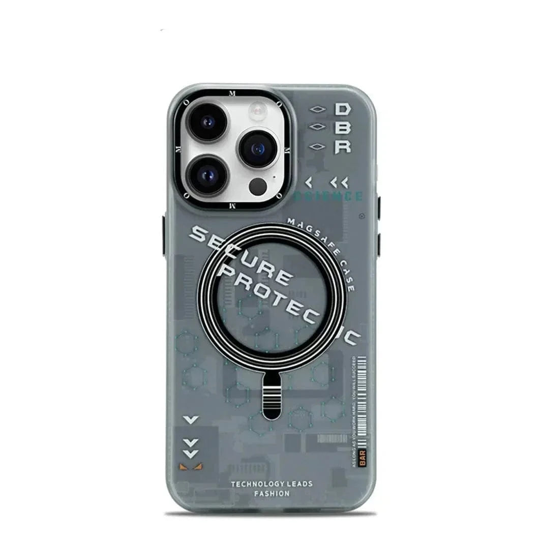 Tech Style Magnetic MagSafe Frosted Case for iPhone 15 iPhone 15 / DBR / Smoke - Ktusu
