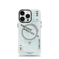 Tech Style Magnetic MagSafe Frosted Case for iPhone 15 iPhone 15 / DBR / White - Ktusu
