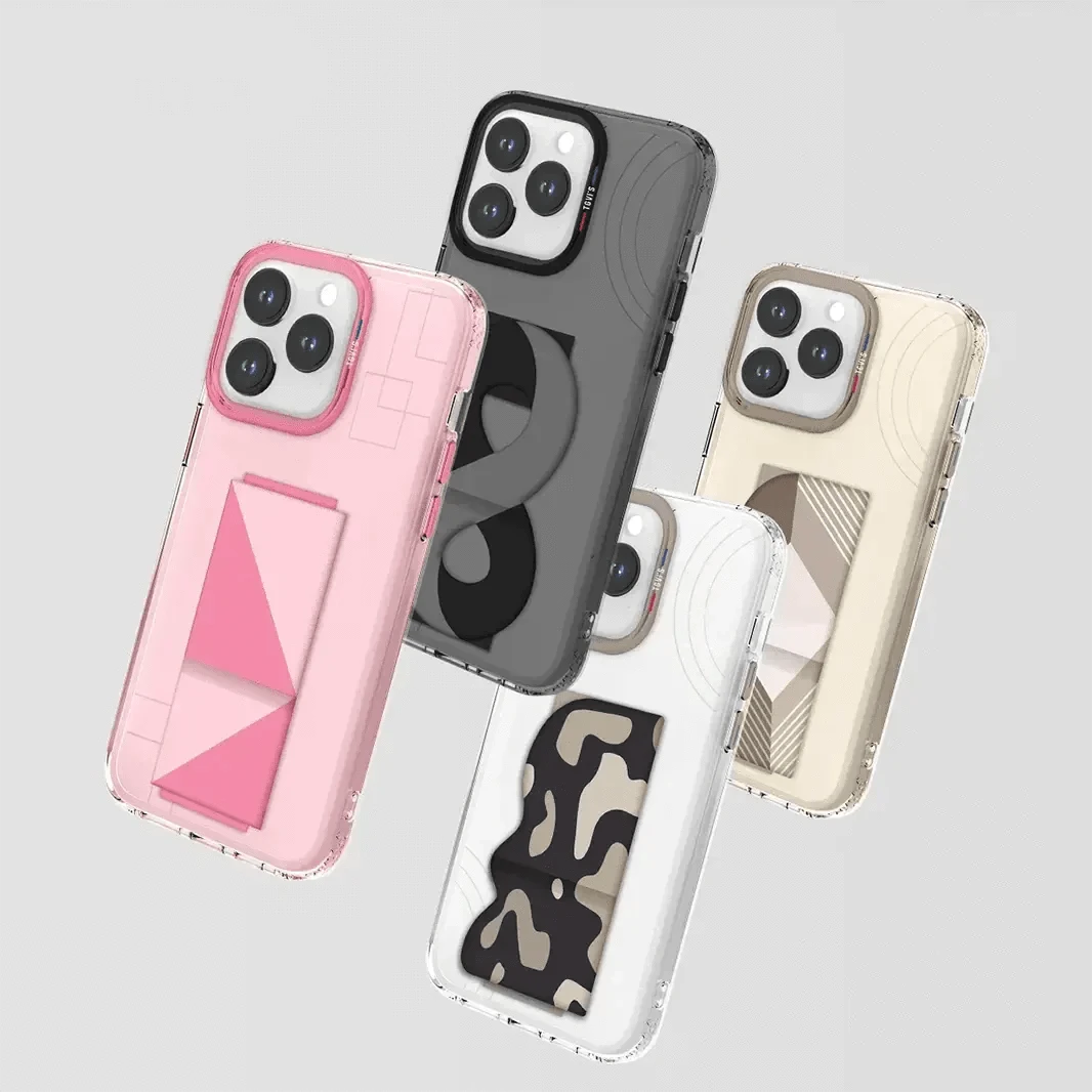 Tgvi'S Art Series Kickstand Hand Grip Case for iPhone 15 Pro - Ktusu