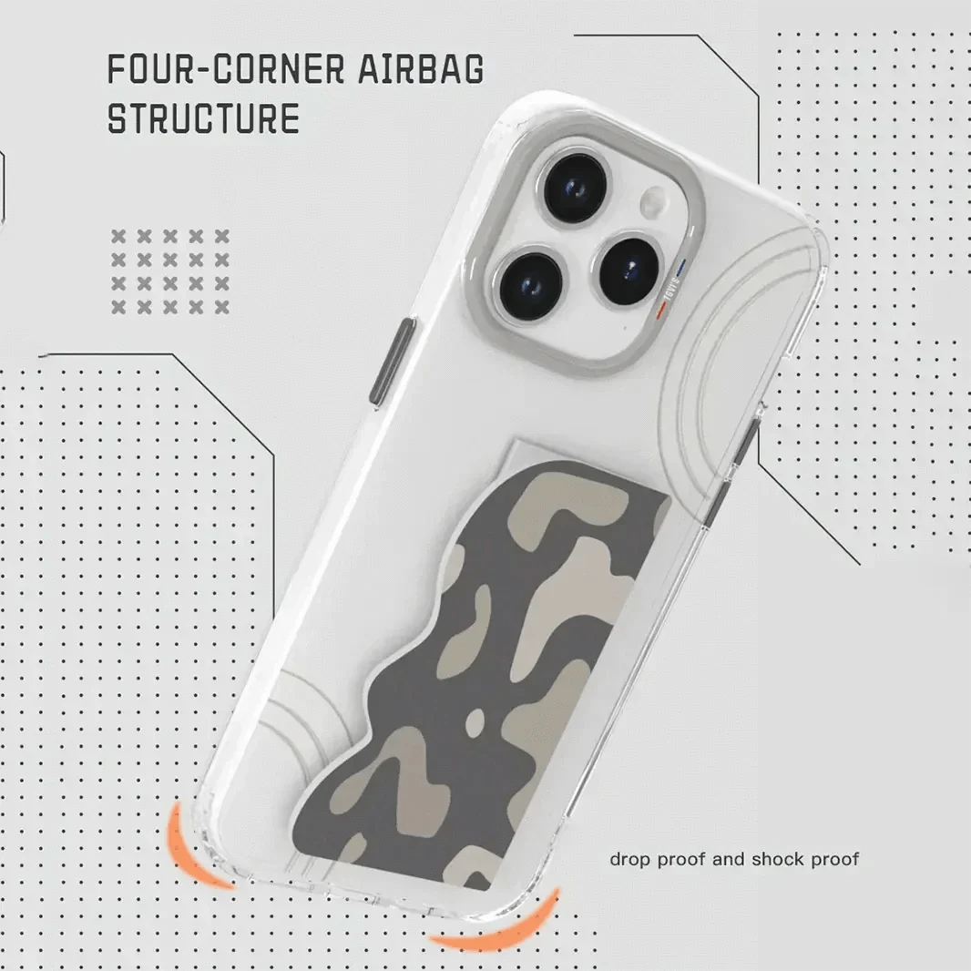 Tgvi'S Art Series Kickstand Hand Grip Case for iPhone 15 Pro - Ktusu