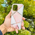 TPU Edges Glossy Marble Texture Hard Case for iPhone 11 - Ktusu