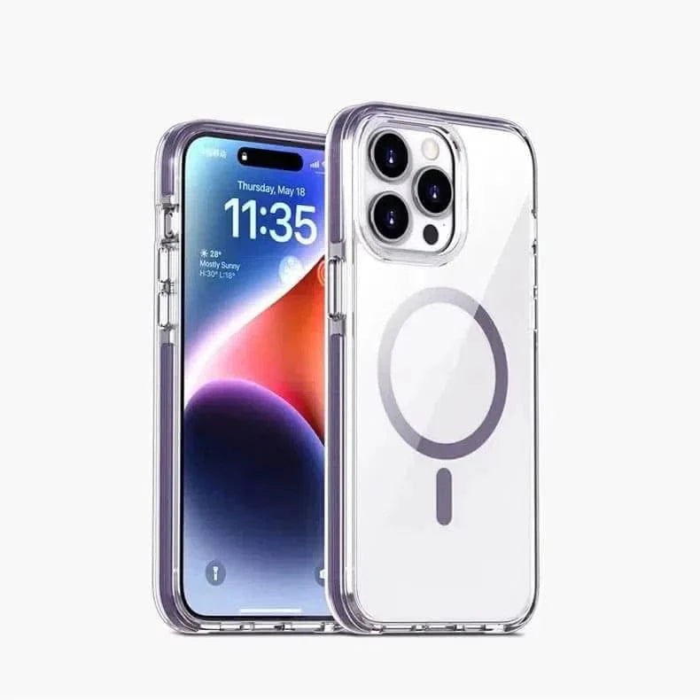 TPU+PC Magsafe Transparent Hard Case for iPhone 16 Pro Max - Ktusu