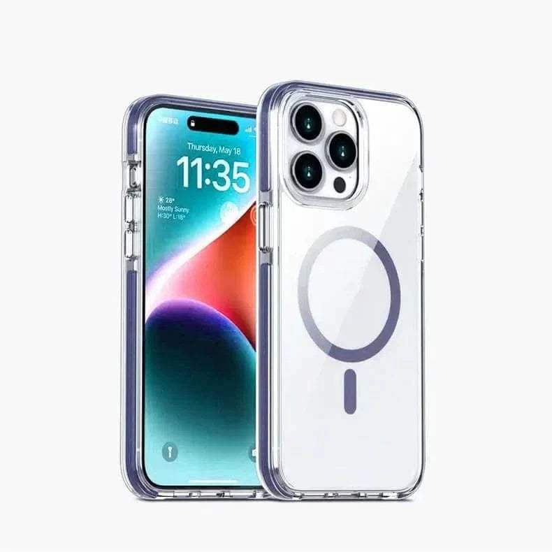 TPU+PC Magsafe Transparent Hard Case for iPhone 16 Pro Max - Ktusu