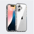 TPU+PC Magsafe Transparent Hard Case for iPhone 16 Pro Max iPhone 16 Pro Max / Black / without magsafe - Ktusu