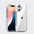 TPU+PC Magsafe Transparent Hard Case for iPhone 16 Pro Max iPhone 16 Pro Max / White / without magsafe - Ktusu