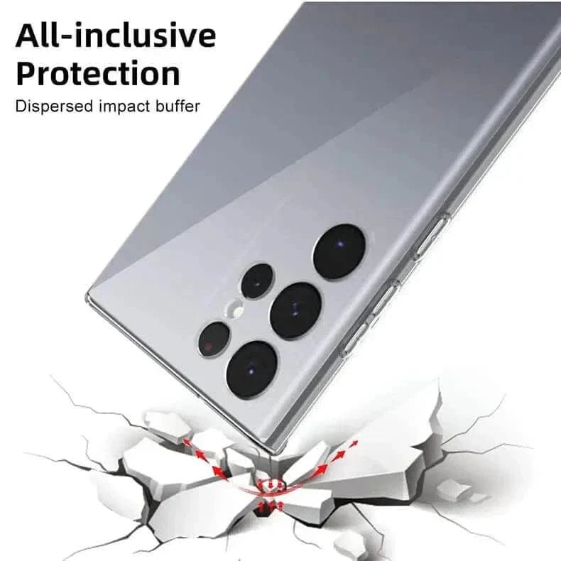 TPU Soft Clear Case for Samsung S23 Ultra Samsung S23 Ultra / Transparent - Ktusu