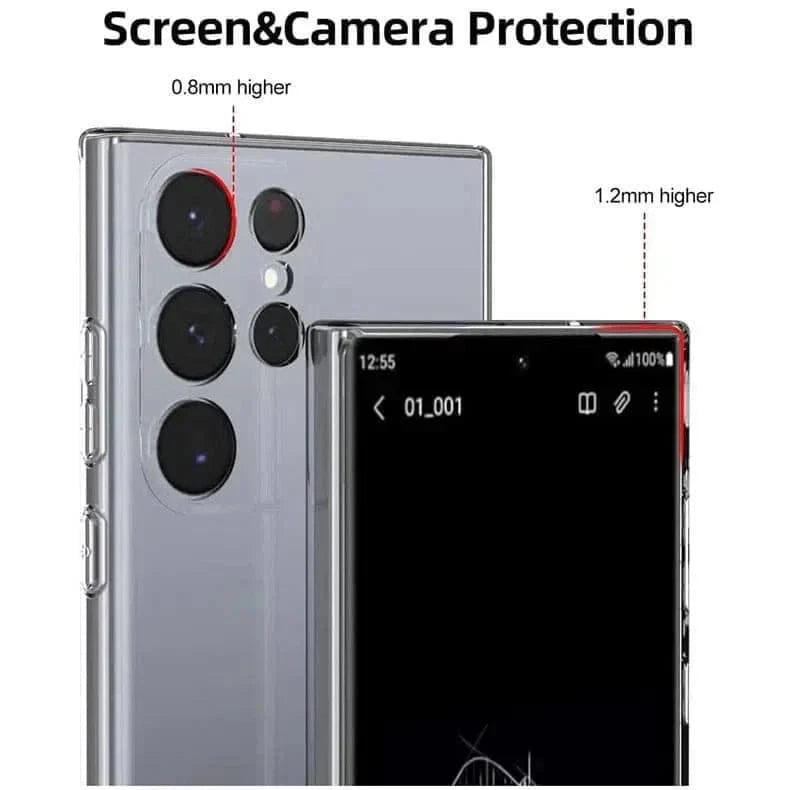 TPU Soft Clear Case for Samsung S23 Ultra Samsung S23 Ultra / Transparent - Ktusu