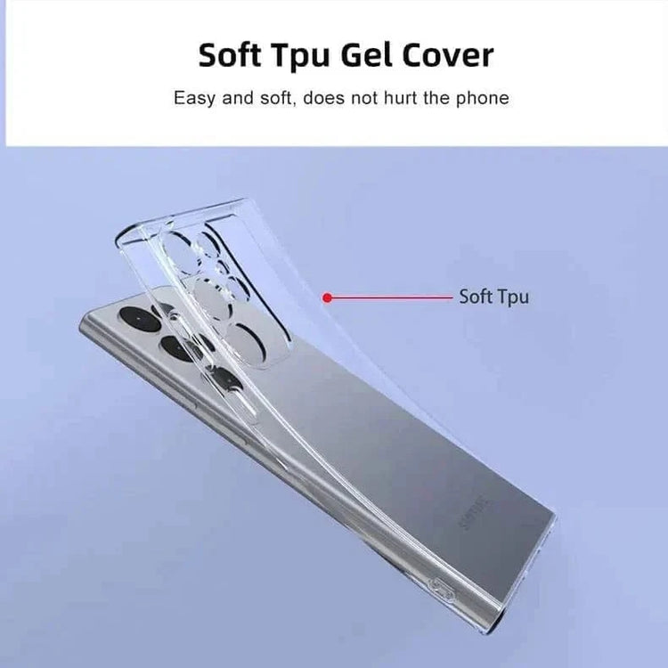 TPU Soft Clear Case for Samsung S23 Ultra Samsung S23 Ultra / Transparent - Ktusu