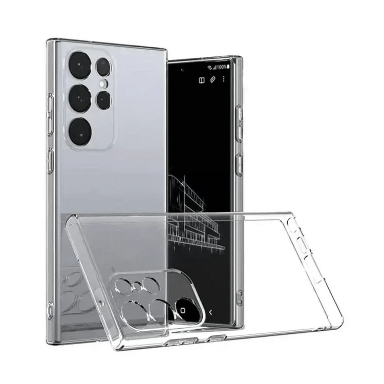 TPU Soft Clear Case for Samsung S23 Ultra Samsung S23 Ultra / Transparent - Ktusu