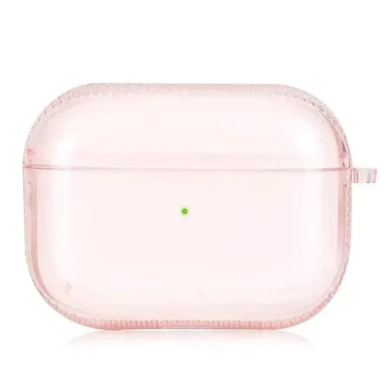 Translucent Colored Soft TPU Cover for Airpods Pro Airpods Pro / Pink - Ktusu