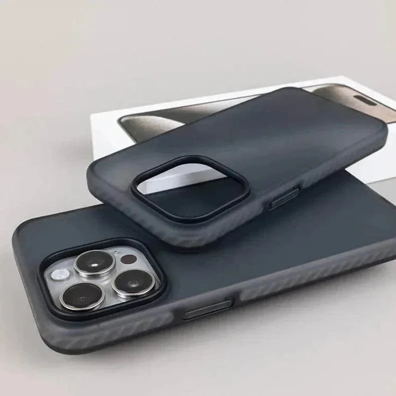 Translucent Matte Hard Ultra Strong Case for iPhone 14 iPhone 14 / Black / without magsafe - Ktusu