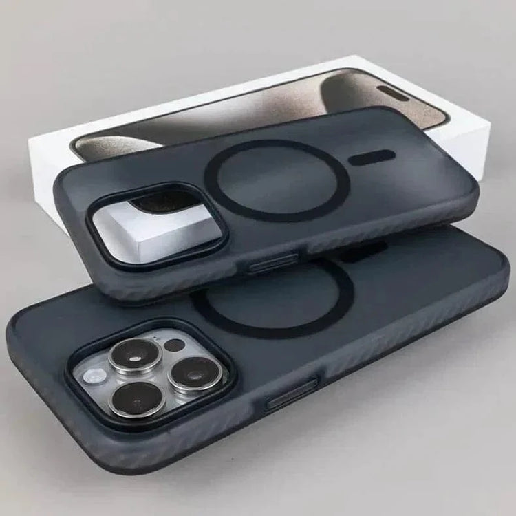 Translucent Matte Hard Ultra Strong Case for iPhone 15 iPhone 15 / Black / with magsafe - Ktusu