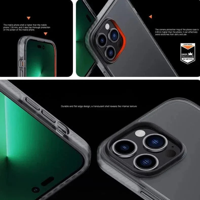 Translucent Matte Hard Ultra Strong Case for iPhone 15 Pro Max - Ktusu