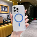 Transparent Hard PC Magsafe Case for iPhone 14 iPhone 14 / Blue - Ktusu