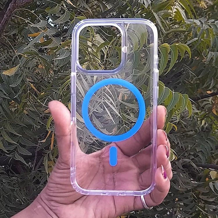 Transparent Hard PC Magsafe Case for iPhone 14 Pro iPhone 14 Pro / White - Ktusu