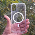 Transparent Hard PC Magsafe Case for iPhone 15 iPhone 15 / Blue - Ktusu