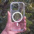 Transparent Hard PC Magsafe Case for iPhone 15 iPhone 15 / Blue - Ktusu