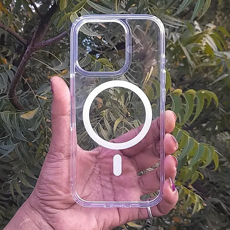 Transparent Hard PC Magsafe Case for iPhone 15 iPhone 15 / Blue - Ktusu