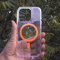 Transparent Hard PC Magsafe Case for iPhone 15 iPhone 15 / Blue - Ktusu