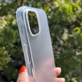 Transparent Matte Finish Hard Case for iPhone 14 Pro Max iPhone 14 Pro Max - Ktusu