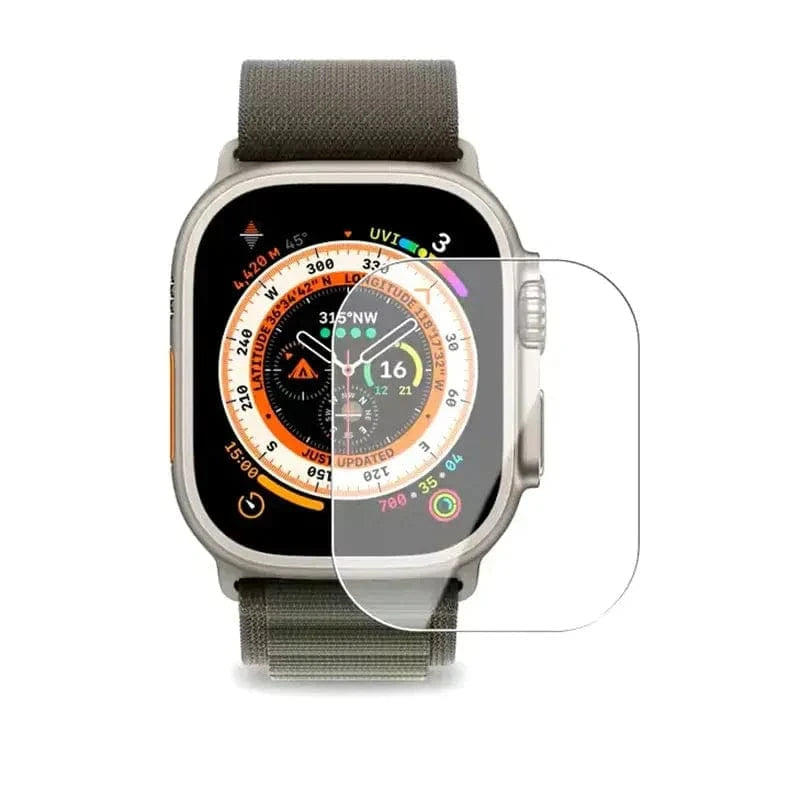 Ultra Clear HD Screen Tempered Glass for Apple Watch Ultra 49mm Ultra 49mm - Ktusu