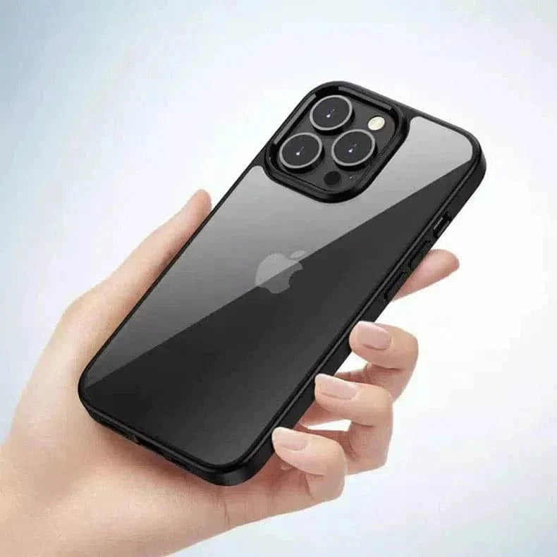 Ultra Crystal Clear Matte Frame Case for iPhone 14 Plus - Ktusu
