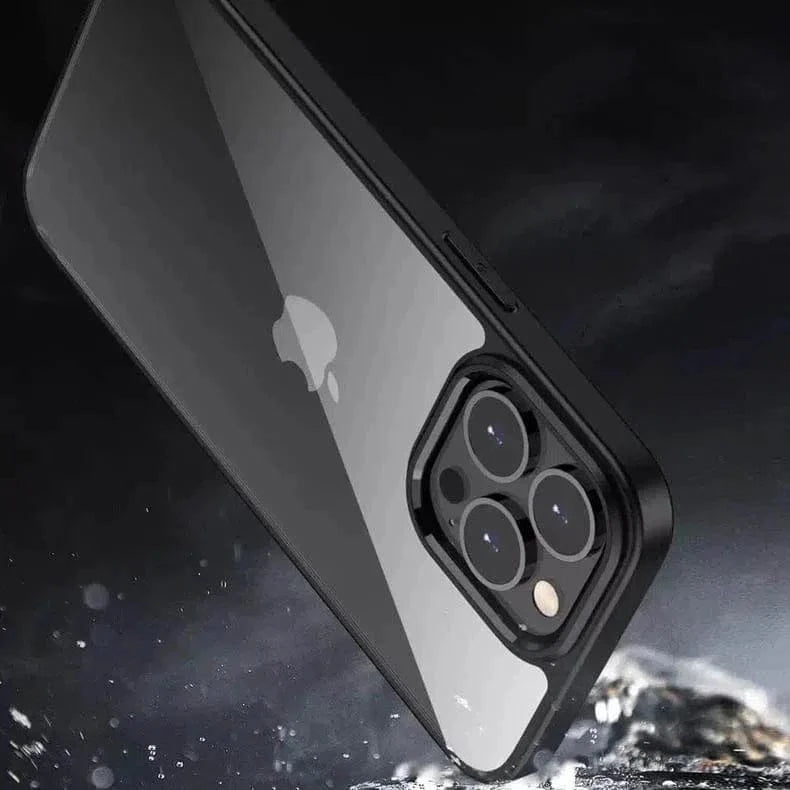 Ultra Crystal Clear Matte Frame Case for iPhone 14 Plus - Ktusu
