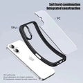 Ultra Crystal Clear Matte Frame Case for iPhone 14 Plus - Ktusu