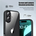 Ultra Crystal Clear Matte Frame Case for iPhone 14 Plus - Ktusu