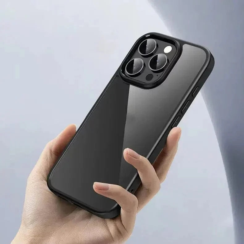 Ultra Crystal Clear Matte Frame Case for iPhone 14 Plus - Ktusu