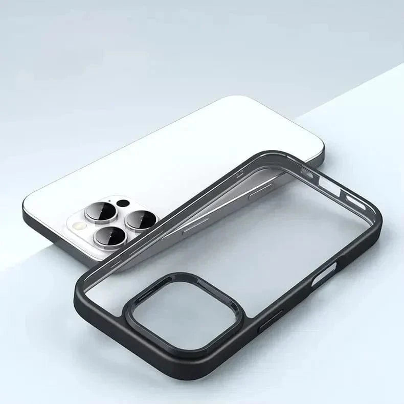 Ultra Crystal Clear Matte Frame Case for iPhone 14 Plus - Ktusu