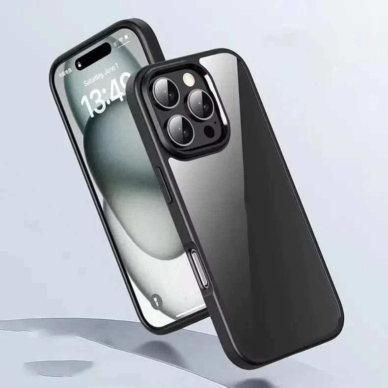 Ultra Crystal Clear Matte Frame Case for iPhone 14 Plus - Ktusu