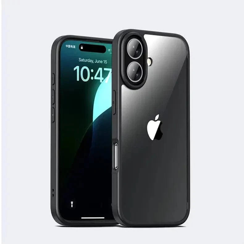 Ultra Crystal Clear Matte Frame Case for iPhone 14 Plus - Ktusu