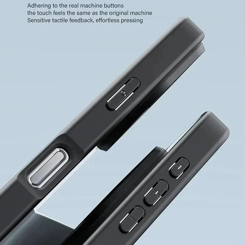 Ultra Crystal Clear Matte Frame Case for iPhone 14 Plus - Ktusu