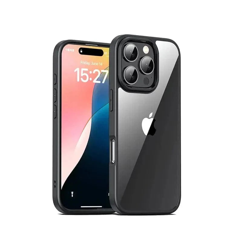 Ultra Crystal Clear Matte Frame Case for iPhone 14 Plus - Ktusu