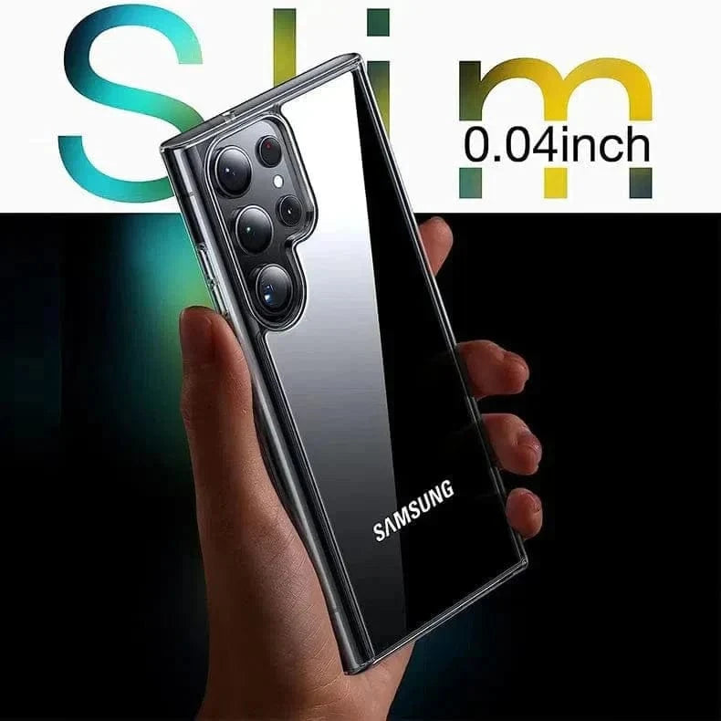 Ultra Slim Thin Crystal Clear Hard Case for Samsung S24 Samsung S24 - Ktusu