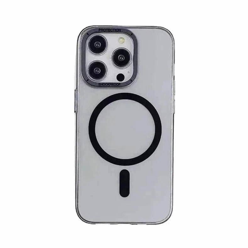 Ultra Slim Thin Transparent Magsafe Support Hard Case for iPhone 14 - Ktusu