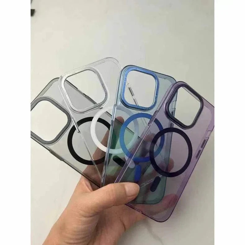 Ultra Slim Thin Transparent Magsafe Support Hard Case for iPhone 14 - Ktusu