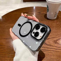 Ultra Slim Thin Transparent Magsafe Support Hard Case for iPhone 14 iPhone 14 / with magsafe / Smoke - Ktusu