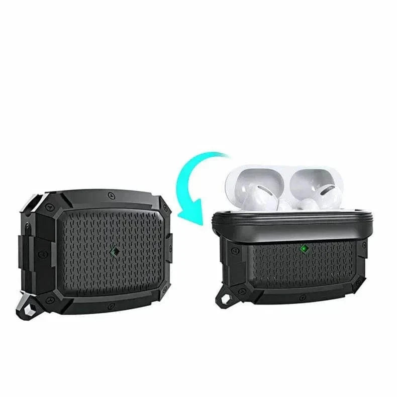 Ultra Tough Side Locks Silicone Soft Cover for Airpods Pro | Pro 2 - Ktusu