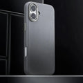 Vegan Leather Metal Button Magsafe Case for iPhone 16 Pro - Ktusu