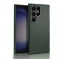 Vegan Leather Metal Button MagSafe Case for Samsung S23 Ultra Samsung S23 Ultra / Grey / without magsafe - Ktusu