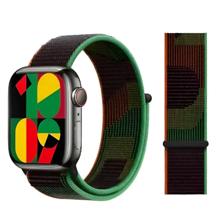 Velcro Nylon Straps for Apple Watch 42 | 44 | 45 | Ultra 49 | 46mm S10 42 | 44 | 45 | Ultra 49 | 46mm S10 / Unity - Ktusu
