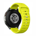 Waterproof Grip Sports Silicone Strap for Smartwatch 22mm 22mm / Neon Green - Ktusu